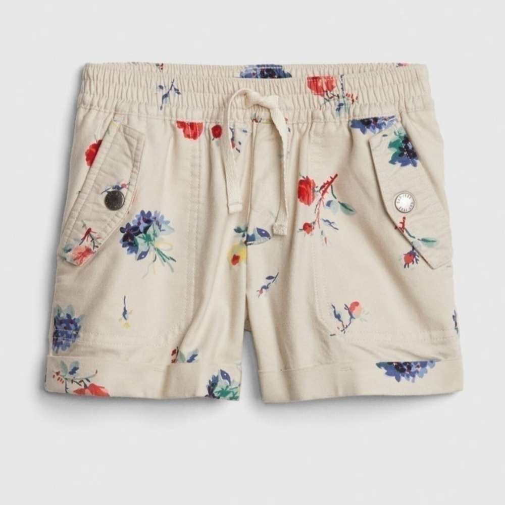 GAP Kids Cargo Shorts In Floral Print